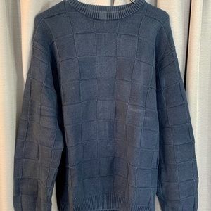Navy blue Roundtree & Yorke Mens Sweater